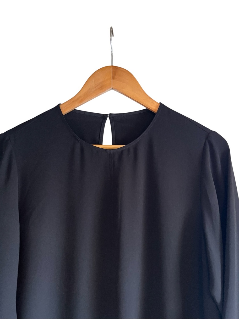 Wilfred loose fit 3/4 sleeve lightweight mini dress in black excellent condition - Picture 5 of 14